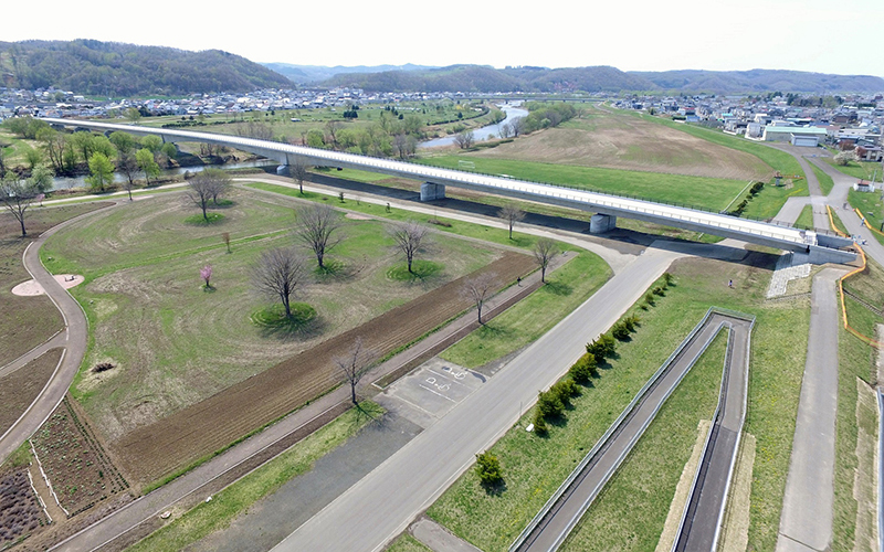 北海道発注見晴大橋
